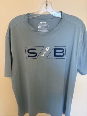 New without Tags Silver Bait Men's Short-Sleeve Fishing Tee in Slate Blue